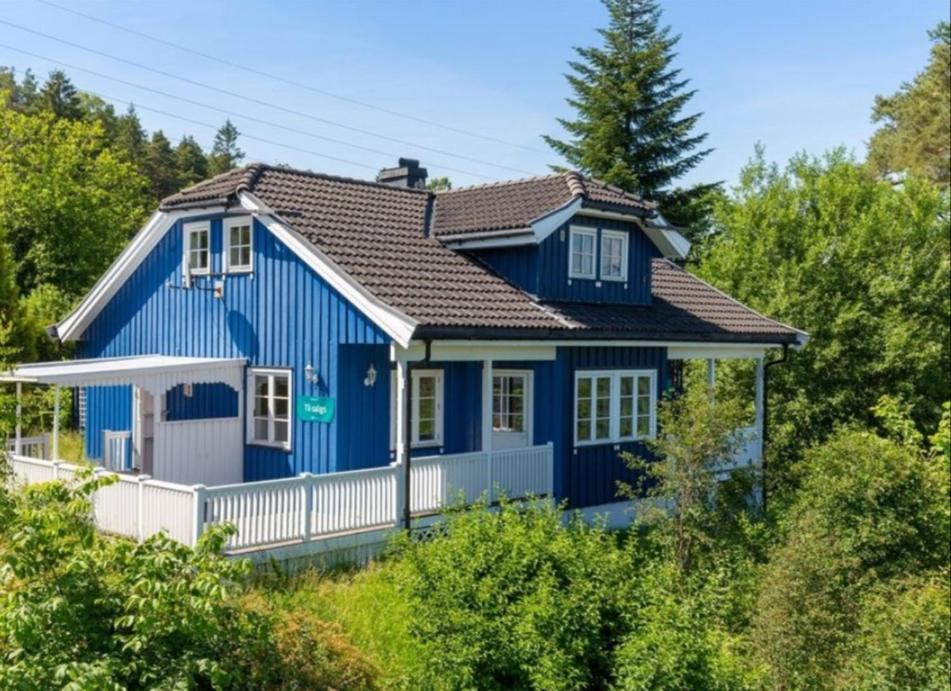 Blue House Brevik Porsgrunn Exterior foto